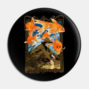 Goldfish Miner Pin