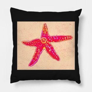 Starfish in Pink Pillow