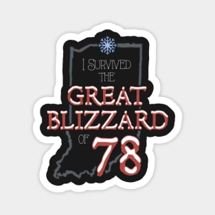 I Survived the Great Blizzard of 78 Magnet