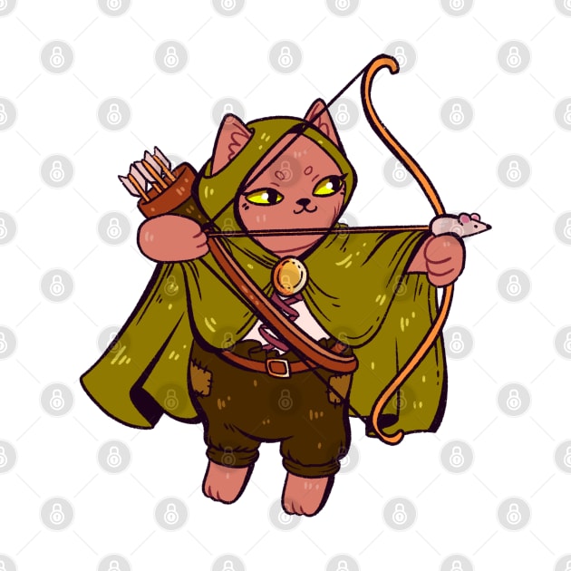 DnD Cats - Ranger by nomsikka