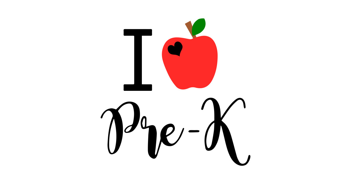 Download I Love Pre K svg file teacher math - Math - Sticker | TeePublic