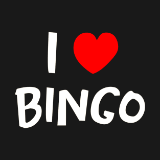 I Heart (Love) Bingo T-Shirt