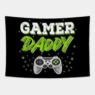 Mens  of the Birthday Boy  Gaming Gamer Dad Father Papa Tapestry