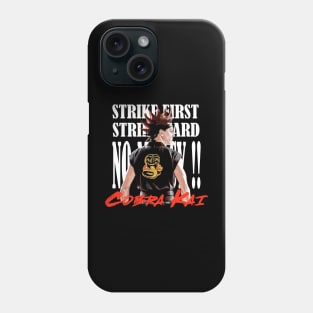 hawk cobra kai black Phone Case