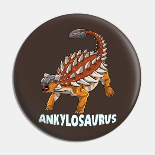 Ankylosaurus Dinosaur Design Pin