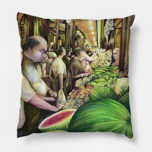 Many Men, Many Melons, Budapest, Hungray Pillow