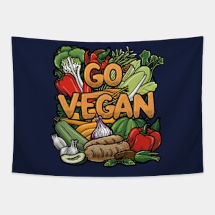 Go Vegan ! Tapestry