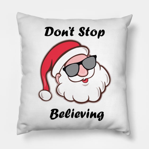 Don't Stop Believing Pillow by uncleodon