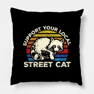 Support You Local Street Cat Pillow