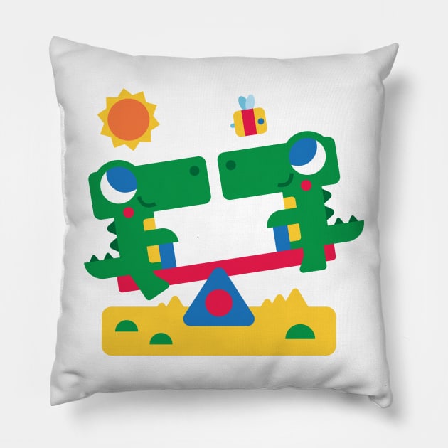 See-Saw You Later Alligator Pillow by Drawson