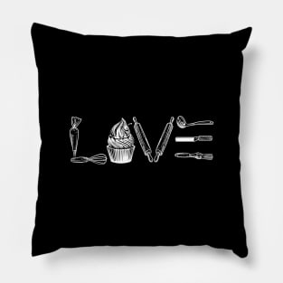 Cupcake Love Baker Pillow