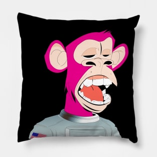 chic bored ape cry face Pillow