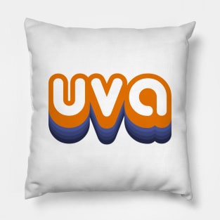 uvirginia retro bubble Pillow