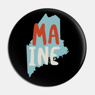 State of Maine Pin