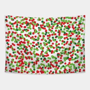 Color Rain Christmas Colors Tapestry