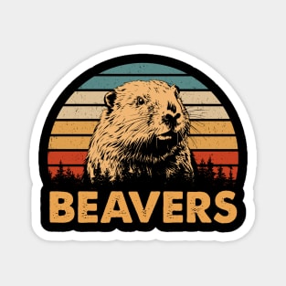 Dam Proud Beavers Unleashed, Street Smart Tee Magnet