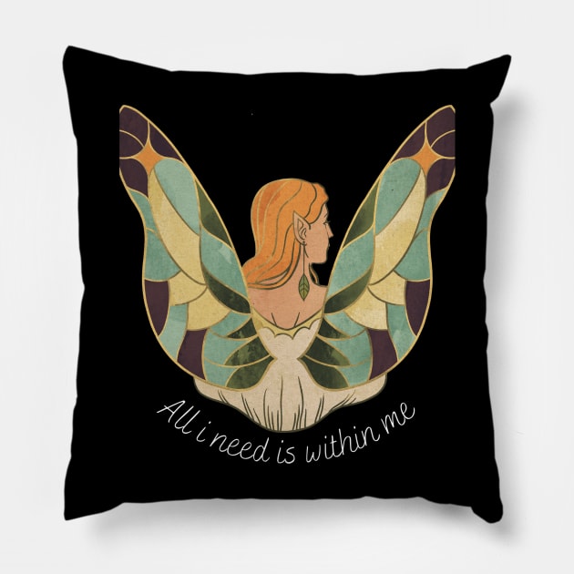 All i need is within me Pillow by ApolYon