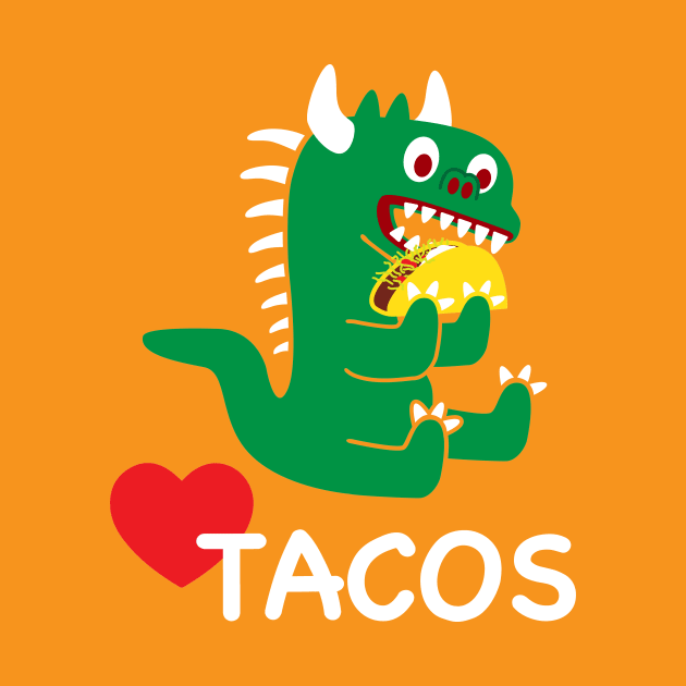 Lil Hodag - Taco Muncher Children's Character by BlueSkyTheory