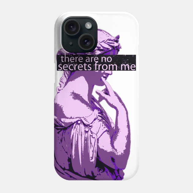 No secrets Phone Case by Cybertrunk