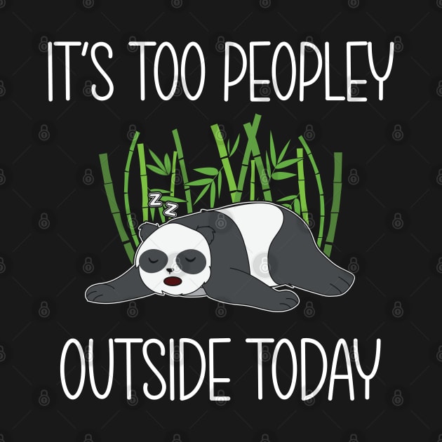 It's too peopley outside today by Work Memes
