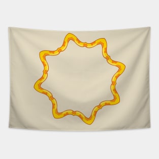 Cute Yellow Circle Tapestry