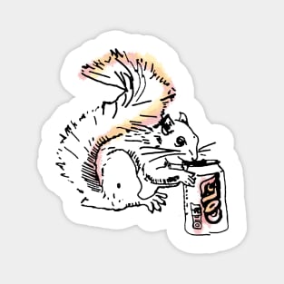 Cola Squirrel Magnet