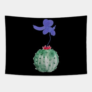 Cactus Purple Elephant Balloon Tapestry