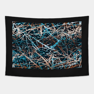 Ocean waves bronze color fancy Tapestry