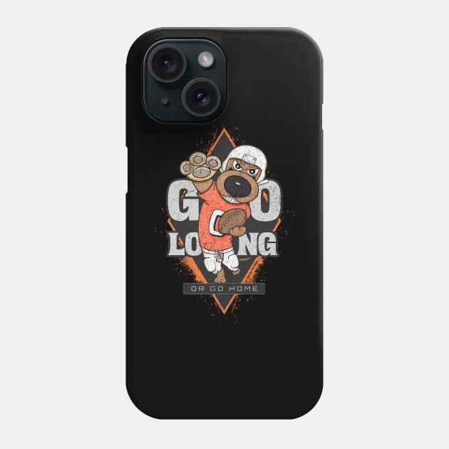 Cute Funny Doxie Dachshund Dog Football Phone Case by Danny Gordon Art