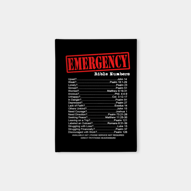 bible emergency numbers bible emergency numbers notebook teepublic au