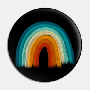 Rainbow tshirt design Pin