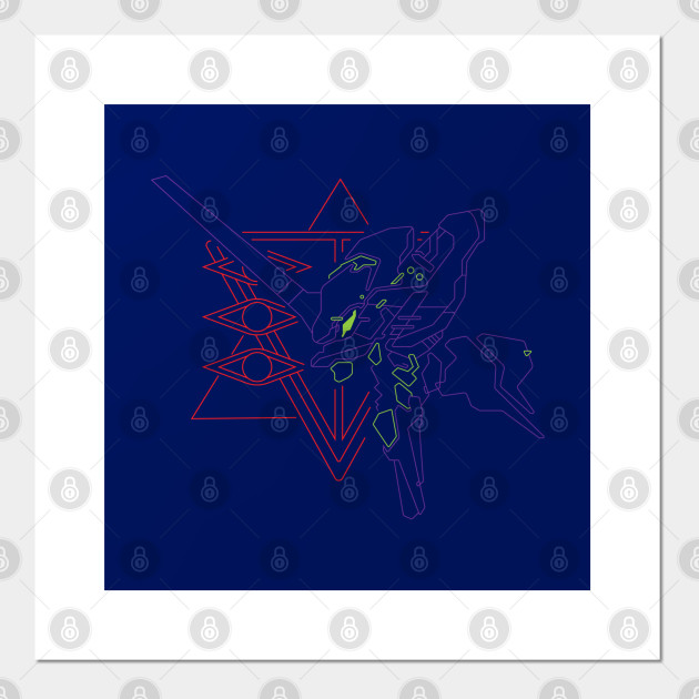 Get Wallpaper Nge Neon Genesis Evangelion Poster Und Kunst Teepublic De Desktop Wallpaper Free