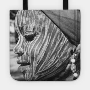 Vintage Profile of a Liberian Woman Tote