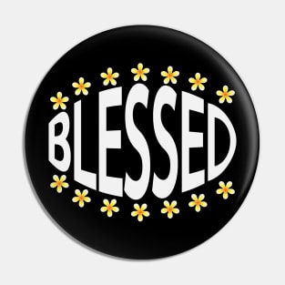 Blessed typography artwork Pin