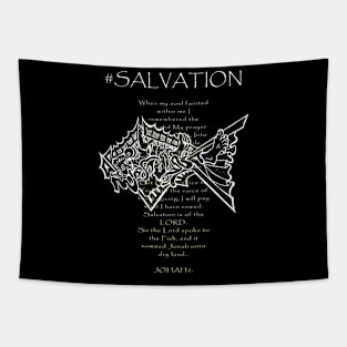 Jonah and the Whale Salvation Prayer Tapestry