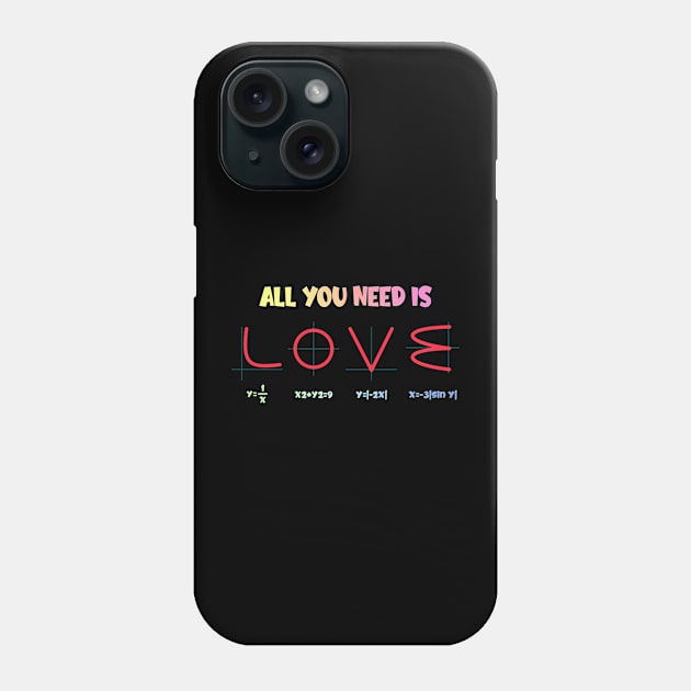 All You Need Is Love Phone Case by ScienceCorner