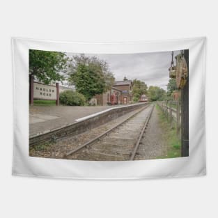 Hadlow Road 1950's railway station, Wirral, England Tapestry