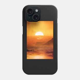 The Sunset - Original artwork. Phone Case