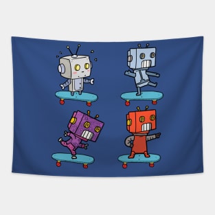 Robot Skater Tapestry