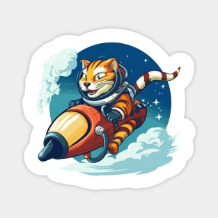 Tiger Astronaut Magnet