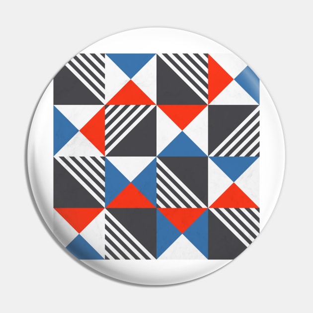 Geometric Triangle Lines Pattern Pin by Tobe_Fonseca