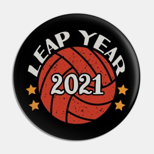 Volleyball Leap Year 2021 Pin