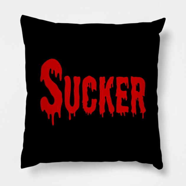 BLOODSUCKER Pillow by tinybiscuits