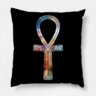 Galaxy Ankh Pillow