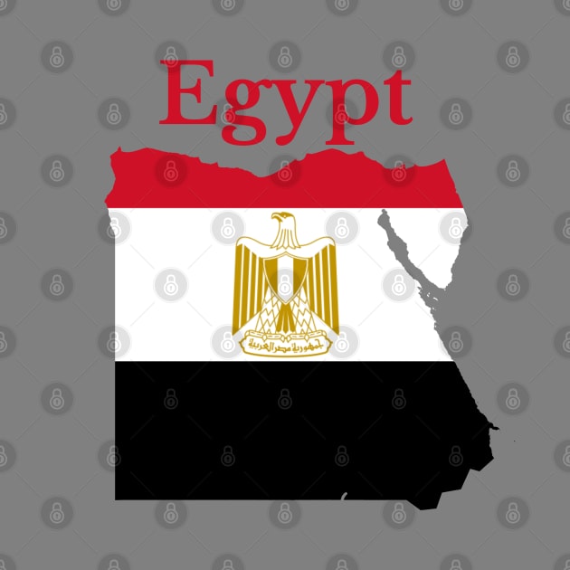 Egypt Flag Map by maro_00