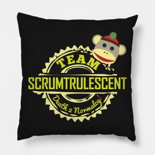 Team Scrumtrulescent (Dark Tshirt) Pillow