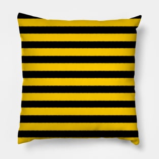 Black & Yellow Striped Bumble Bee Pillow