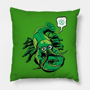 Bill (The Cybernetic Lobster) Pillow