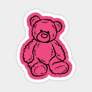 CUTE TEDDY BEAR SILHOUETTE Magnet