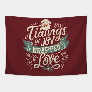 Magnificent Christmas Slogan Tapestry